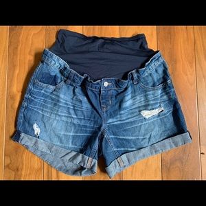 Old Navy, MATERNITY, denim shorts
